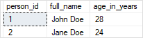 SQL Server Computed Column - non-deterministic expression