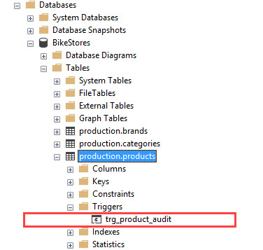 SQL Server Create Trigger Example