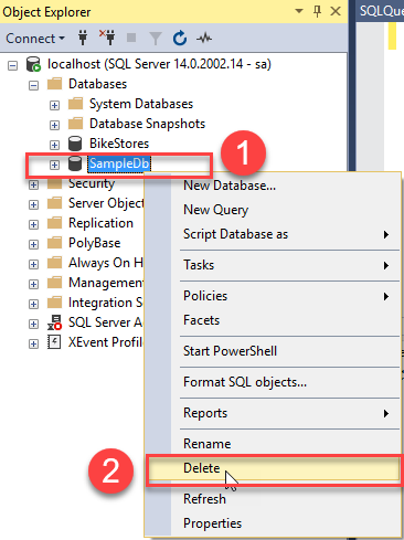 Sql Server Drop Database Explained By Practical Examples