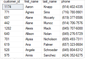 SQL Server IS NOT NULL