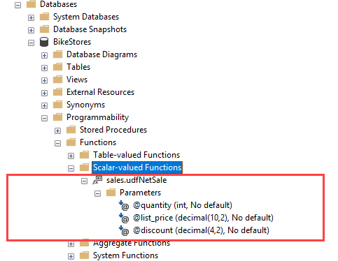 SQL Server Scalar Function