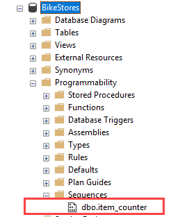 SQL Server Sequence example