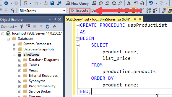 Belofte kogel waarschijnlijkheid A Basic Guide to SQL Server Stored Procedures