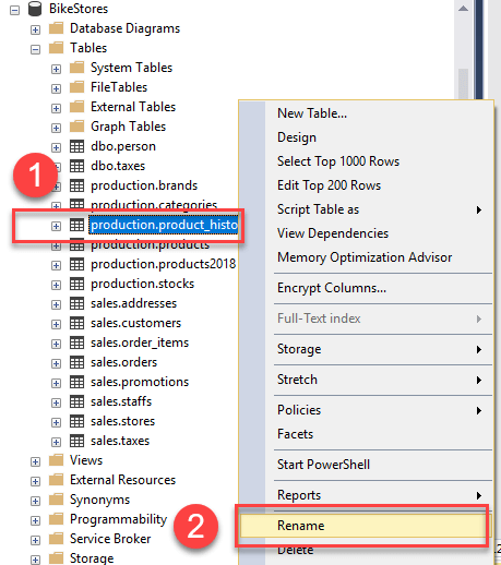 repertoire stropdas assistent SQL Server Rename Table By Examples
