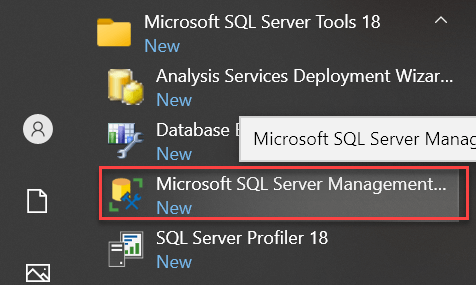 Connect to a SQL Server from SSMS