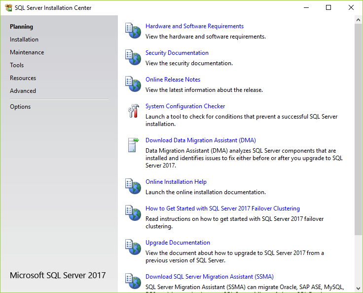 Egen sindsyg hovedpine Install SQL Server 2017